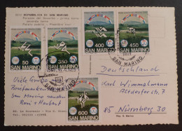 San Marino Primi Giochi Dei Piccoli Stati 1985   #cov 5792 - Lettres & Documents