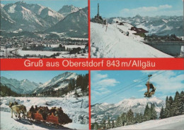 91983 - Oberstdorf - 4-Bilder-Karte - 1983 - Oberstdorf