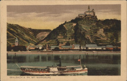 71471616 Braubach Rhein Rheinpanorama Mit Marksburg Schiff Braubach - Braubach