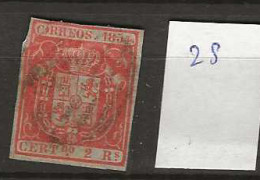 1854 USED España Michel 28 - Oblitérés