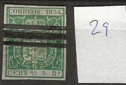 1854 USED España Michel 29 - Oblitérés