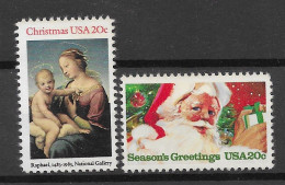 USA 1983.  Navidad Sc 2063-64  (**) - Noël