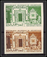 94025c Y&t N°196 Tourisme Porte Oulata Tourism Door 1965 Mauritanie Essai Proof Non Dentelé Imperf ** MNH Paire - Autres & Non Classés