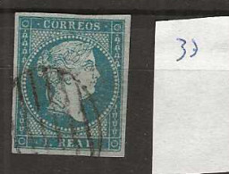 1855 USED España Michel 33 - Oblitérés