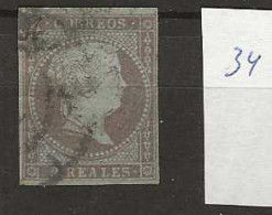1855 USED España Michel 34 - Used Stamps