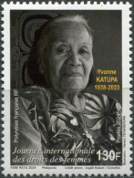 French Polynesia 2024. Yvonne Katupa, Restauranteur (MNH OG) Stamp - Unused Stamps