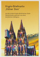 Deutschland 2024 Krypto-Briefmarke "Kölner Dom", Mi.Nr.: MH 128 Mit Mi.Nr. 3836 (selbstklebend) Postfrisch / MNH. - Neufs