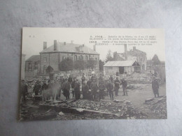 WW 1  BLESMES  POSTE RESERVISTE DANS LES RUINES - War 1914-18