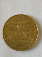 20 Centimes 1988, Avec Défaut La Face Arrière à L’envers - France