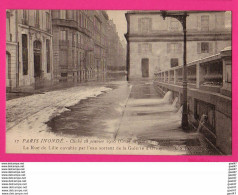 CPA (Ref: Z2141) PARIS INONDÉ Cliché Du 28 (janvier 1910) (75 PARIS) La Rue De Lille - Inondations De 1910