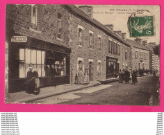 CPA (Ref: Z2157) PLOUHA (CÔTES D’ARMOR) Rue De Paimpol Grande Patisserie Coue (très Animée) - Plouha