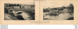 D77  LAGNY  Pendant La Guerre ( Avant Et Après - Carte Double Du Pont )    ..........( Ref D732 ) - Lagny Sur Marne