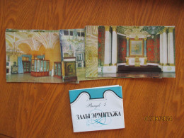 RUSSIA USSR LENINGRAD PETERSBURG WINTER PALACE STATE HERMITAGE SET OF 10 POSTCARDS 1968 , 19-41 - Russie