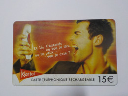 CARTE TELEPHONIQUE   Kertel   15 Euros - Kaarten Voor De Telefooncel (herlaadbaar)