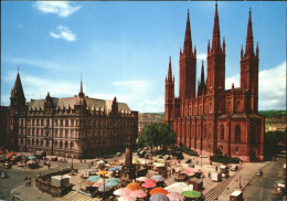 71468893 Wiesbaden Marktplatz Mit Rathaus U.Kirche Wiesbaden - Wiesbaden