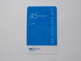 CARTE TELEPHONIQUE    Wifi Meteor Services    45 Minutes - Cellphone Cards (refills)