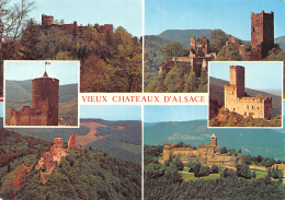 68-PANORAMA DES VIEUX CHATEAUX D ALSACE-N°2893-D/0027 - Other & Unclassified