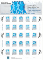 **TL 0012 Czech Republic Private Design Stamp Czech Insurance Company Run-Tour 2013 - Unused Stamps