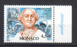 MONACO STAMPS 2007 , C. GOLDONI, MNH - Unused Stamps