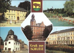 71464804 Schleiz Kreiskulturhaus Rathaus Schwimmbad Hist. Muenze Schleiz - Schleiz