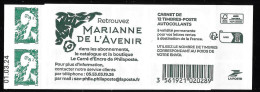 Marianne De L'Avenir Balez Carnet De Guichet Daté 01.03.24 "Retrouvez Marianne De L'Avenir" - Booklets