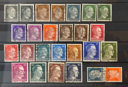 Deutsches Reich - 1941/44 - Michel Nr. 781/798 - Gestempelt - Used Stamps