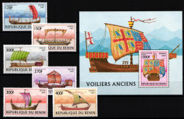 Benin 971-976 Und Block 33 Postfrisch Schifffahrt #JH975 - Bénin – Dahomey (1960-...)