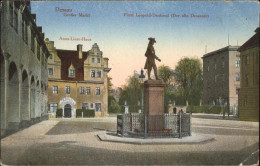 71464538 Dessau-Rosslau Grosser Markt Fuerst Leopold-Denkmal Ann-Liese-Haus Dess - Dessau