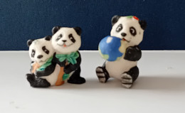 FEVE - FEVES - "P'TITS PANDAS 2013" - MATS - LOT DE 2 FEVES - Dieren