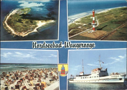 71457776 Wangerooge Nordseebad Fliegeraufnahme Leuchtturm Strand Schiff Wappen W - Wangerooge