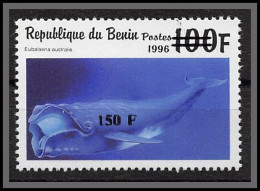 Bénin Dahomey 354 Michel N°1286 Baleine Cétacé Neuf ** MNH Surcharge Overprint - Ballenas