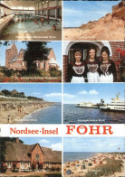 71457681 Insel Foehr Wyk Wellenbad Strand Anlegebruecke Schiff Friesenhaus Uters - Andere & Zonder Classificatie