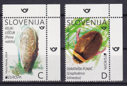 SLOVENIA 2024,EUROPA CEPT, UNDERWATER FLORA AND FAUNA,,MNH - 2024