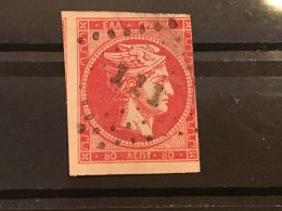 Greece 1861-75 80L Red Athens Printing Used - Oblitérés
