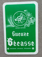 Speelkaart / Carte à Jouer - GUEUZE BÉCASSE - Brasserie-Brouwerij Brabrux (Wolvertem) BELGIUM - Other & Unclassified