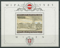 Österreich 1981 Briefmarken-Ausstellung WIPA 1981 Block 5 Postfrisch (C16456) - Blocs & Feuillets