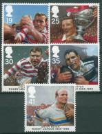 Großbritannien 1995 100 Jahre Rugby-Liga Spieler 1591/95 Postfrisch - Unused Stamps