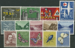 Schweiz Jahrgang 1956 Komplett 623/36 Postfrisch (G60007) - Nuovi