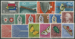 Schweiz Jahrgang 1957 Komplett 637/52 Postfrisch (G60008) - Unused Stamps