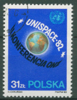 Polen 1982 UNO Erforschung Des Weltraums UNISPACE 2816 Gestempelt - Oblitérés