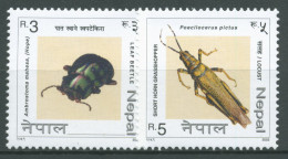 Nepal 2002 Tiere Insekten 752/53 Postfrisch - Népal