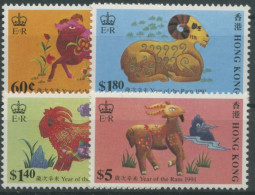 Hongkong 1991 Chinesisches Neujahr: Jahr Des Schafes 605/08 Postfrisch - Unused Stamps