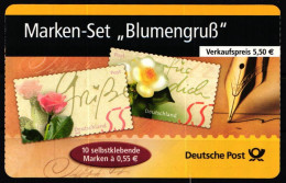 BRD Bund MH 55 Postfrisch Markenheftchen / Blumengruß #KR635 - Autres & Non Classés