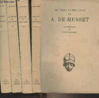 Oeuvres Complètes De A. De Musset - Comédies Et Proverbes, En 4 Tomes - "Les Textes Français" - Musset - 0 - Valérian