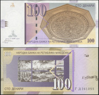 Macedonia 100 Denari. 05.2004 Unc. Banknote Cat# P.16e - Noord-Macedonië