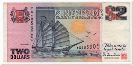 SINGAPORE,2 DOLLARS,1992,P.28,aVF - Singapore