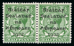 1/2d Green, Mint And Nh Horizontal Pair, Left Stamp - Autres & Non Classés