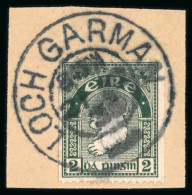 1922 SE 2d Blue-green, Experimental Coil, Perf. 15 X Imperf, Neatly Tied On Fragment By Loch Gorman Cds - Other & Unclassified