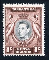 1938-54 Kenya, Uganda And Tanganyika Definitives 1c Errors - Other & Unclassified