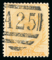 1863-81 Wmk CC 1/2d Dull Orange Used With Inverted Watermark, Used - Andere & Zonder Classificatie